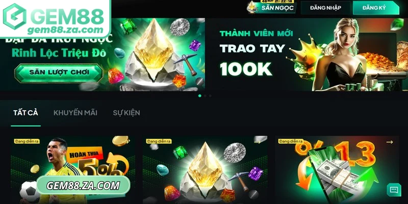 Khuyến mãi GEM88 chính là chuỗi các chương trình ưu đãi hấp dẫn 